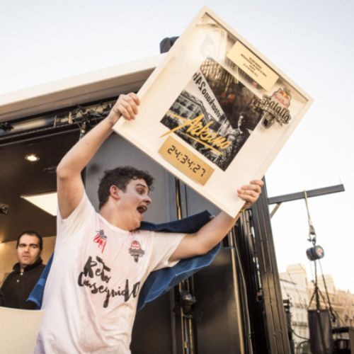 Record Guiness Arkano 24h rapeando