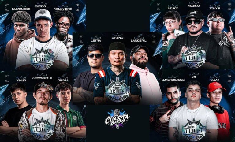 Todas las selecciones y equipos nacionales de la Freestyle World Cup